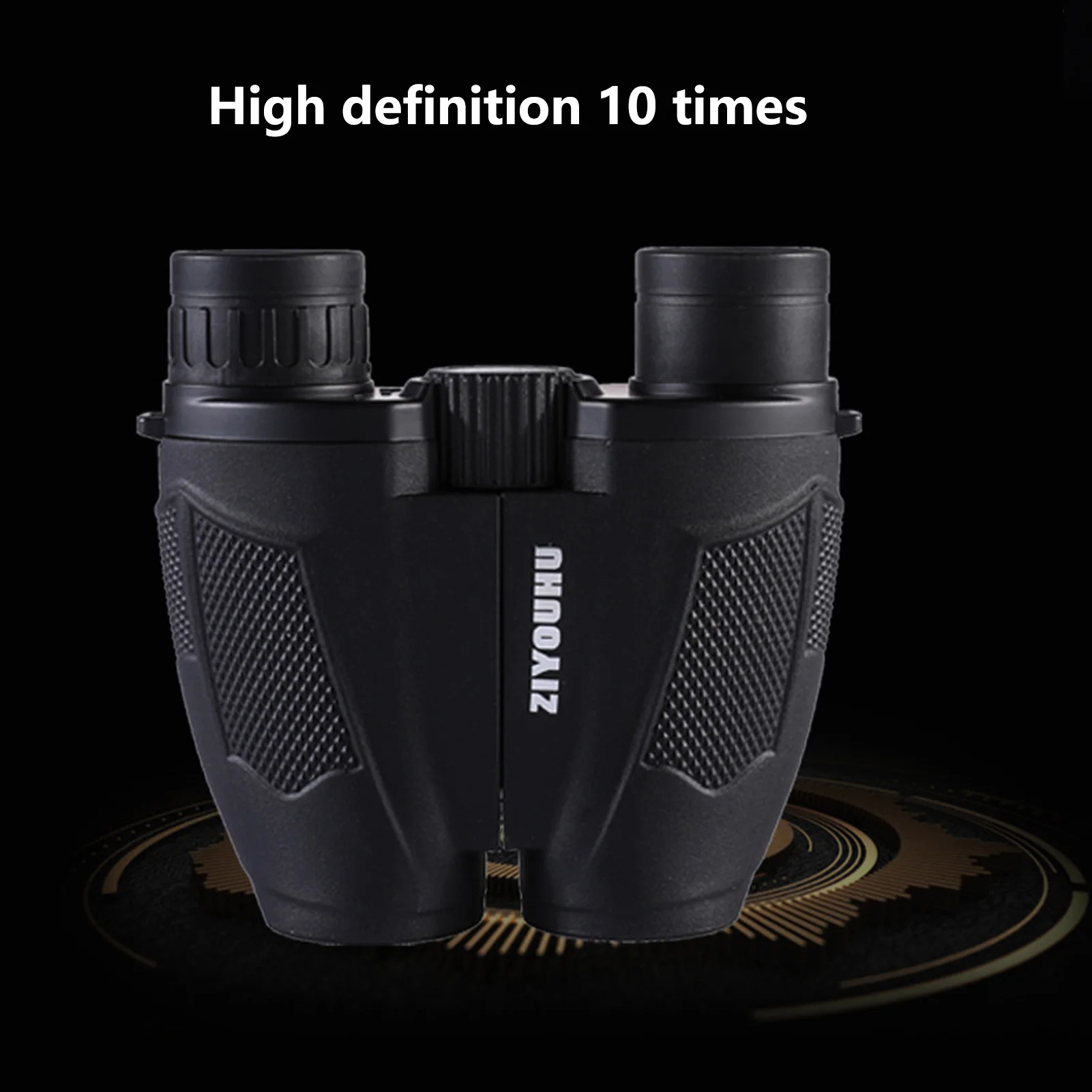 مناظير خارجية 10 × 25 صغيرة وخفيفة الوزن محمولة سهلة الاستخدام مناظير لمشاهدة مع حزام لمشاهدة الطيور #3