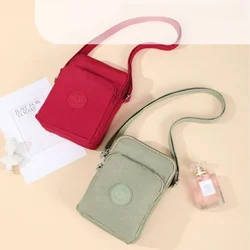 Outside Toiletry Daily Necessities Storage Bags Nylon Cross Body Bags Korean Shoulder Bags Version Mobile Phone Bag for Women