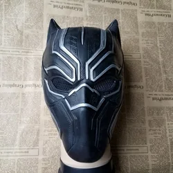 Cosplay Panther Mask Cosplay Movie Helmet Movie Props Live Panther Hood Halloween Role-playing Mask Silicone Realistic Mask