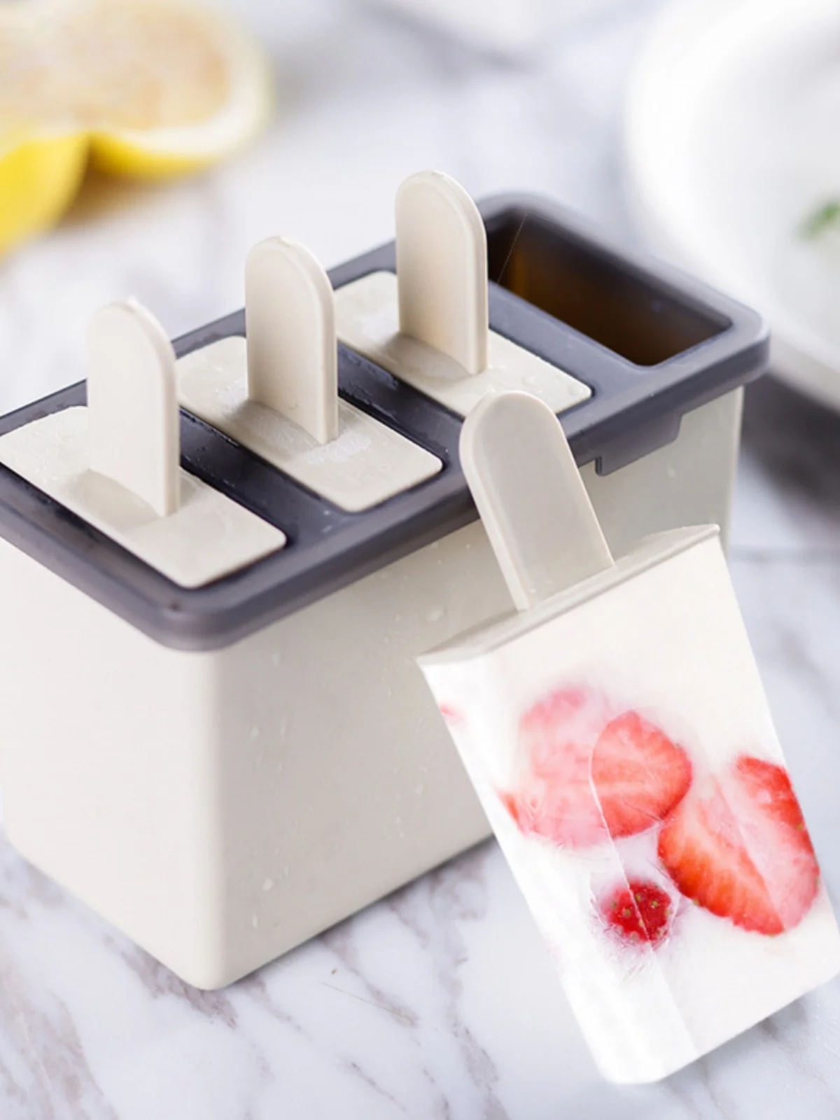 Popsicle ice cream mold food-grade home-made ice cream artifact with cover