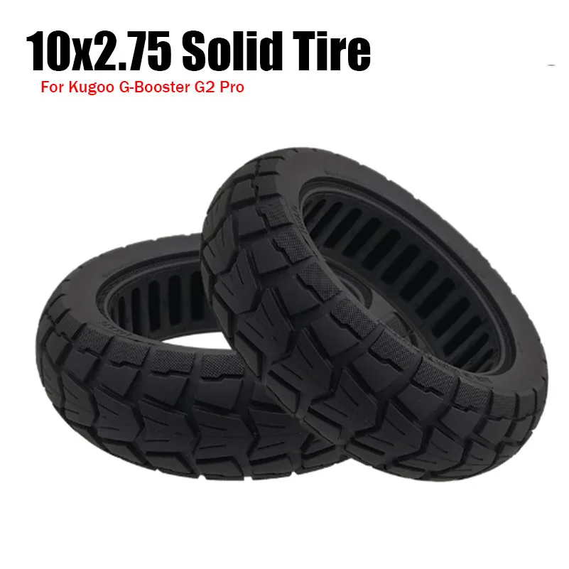 10x2.75 Solid Tire 85/65-6.5 Non-Pneumatic Tyre for Kugoo G-Booster G2 Pro Electric Scooter 10inch Honeycomb Wheel Tyres