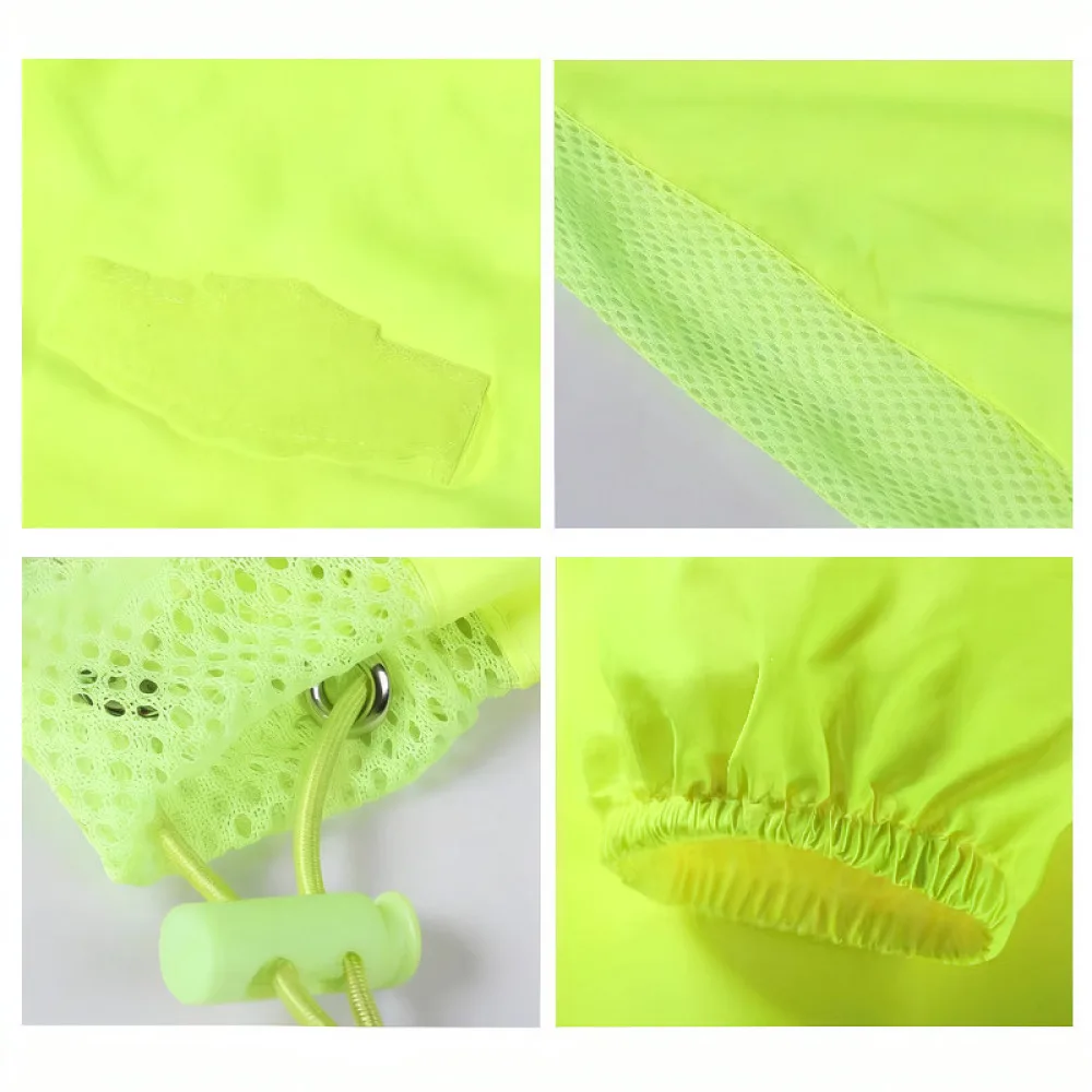Reflective Safety Vest Lightweight Sunscreen Clothing For Road Work Emergency Rescue Worker Visibility Protective Uniform Gear
