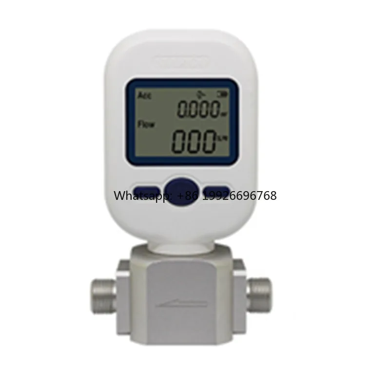

Digital Vortex Flow Meter Mass Air 20 Lpm Stainless Steel Plastic Construction with Thread Connection OEM Gas Measurement