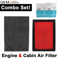 16546-30P00 27277-EN000 Combo Set Engine Cabin Pollen Air Filter For Nissan Rogue Select X-Trail T31 Sentra 2007 2008- 2012 2013