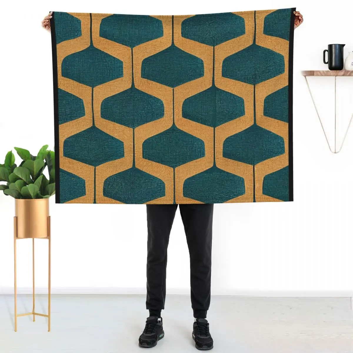 Mid Century Modern Pattern - Highly Detailed Illustrated Digital Design V1 Throw Blanket Kid'S For Baby Soft Big Blankets
