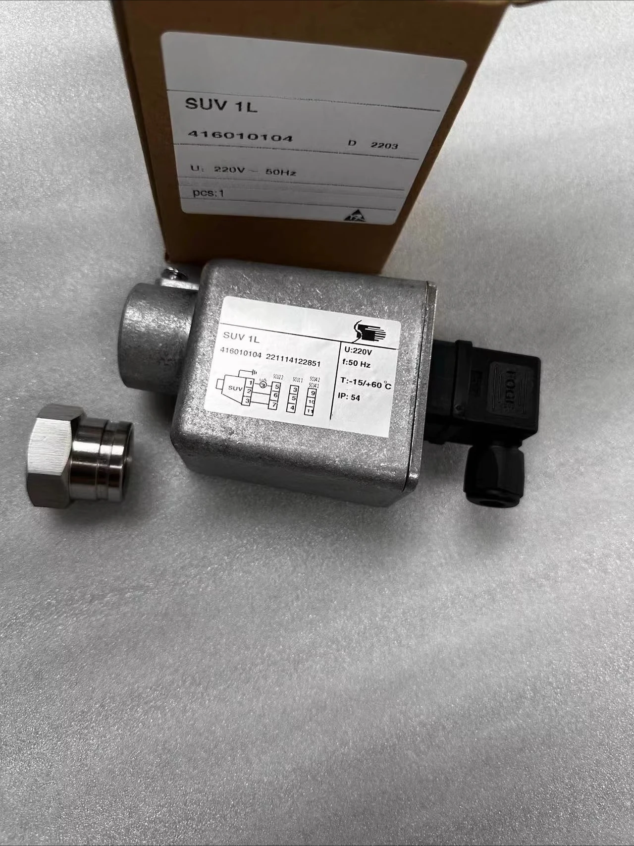 

SINON SUV 1M UV Flame Detector Propane Burner Nozzle with UV Probe for Flame Detection Model SUV1L/220