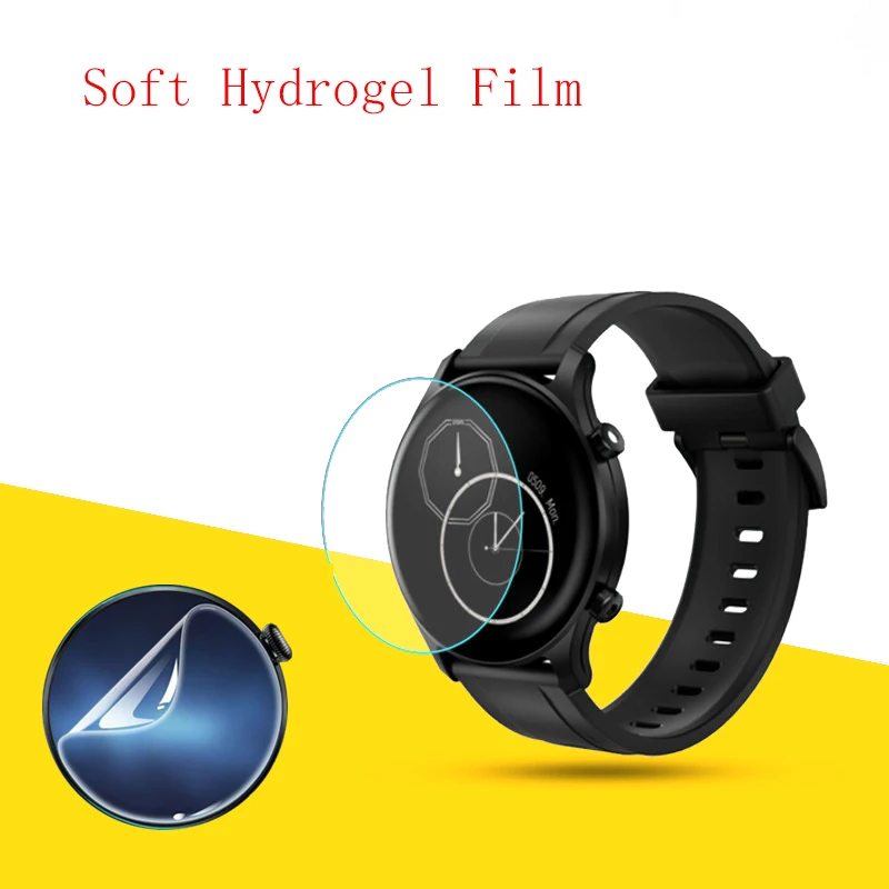 Soft Hydrogel Film Clear HD Transparent Protector Protective Guard Smart watch for D38MM Haylou RS3 LS04 10PCS