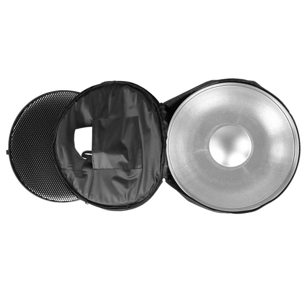 newA10R Beauty Dish Bag 55cm Beauty Dish Carry Case Honeycomb Grid Diffuser Bag Studio Photography Part
