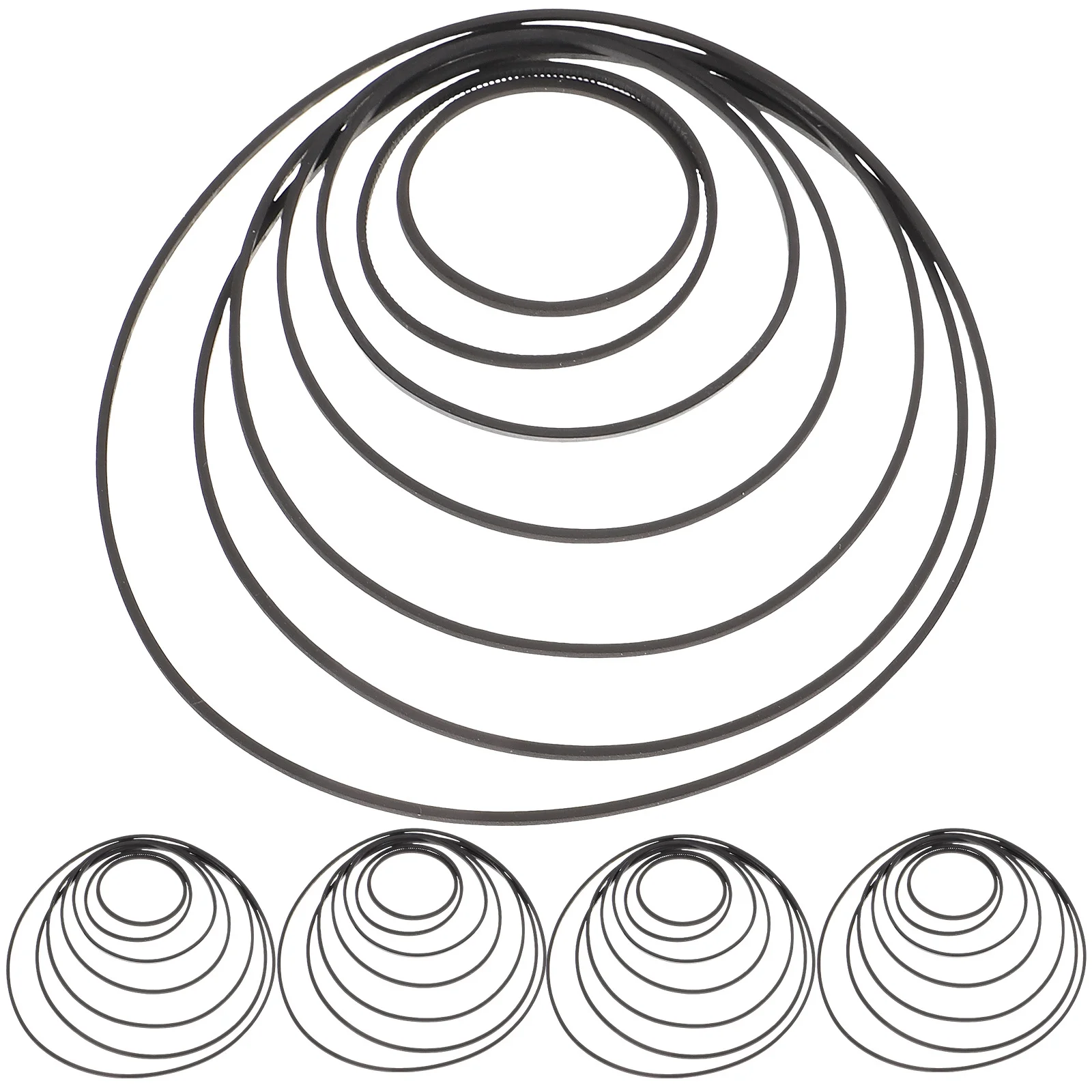 50개 테이프 레코더 카세트 벨트 교체용 플레이어 벨트 유지보수용