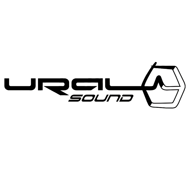 CS-1312# Various Sizes vinyl decal Ural Sound v2 funny car sticker white/black for auto car stickers styling