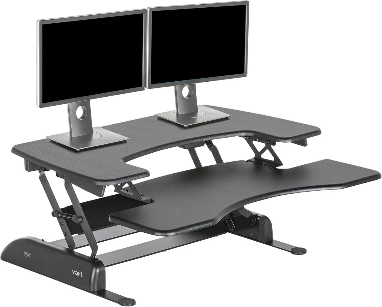 

Adjustable Desk Converter with 11 Height Settings - Laptop Sit Stand Desk Riser for Table Tops and Home Office- Fully Assembled