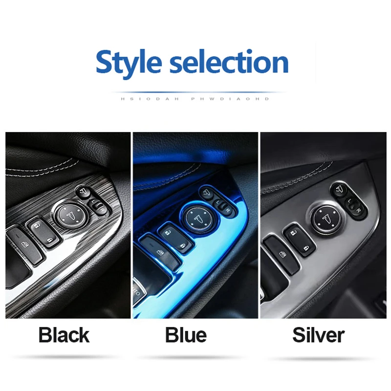 For Honda Accord X 10th 2018-2022 Stainless Car Door Armrest Panel Window Switch Lift Buttons Covers Trim Interior Accessories