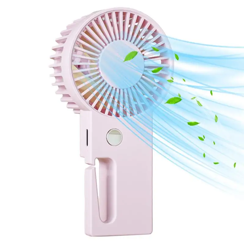 Handheld Personal Fan Summer Cooling Small Cool Fans For Office Desktop Pocket Fan Air Cooler Mini USB Charging Home Accessories