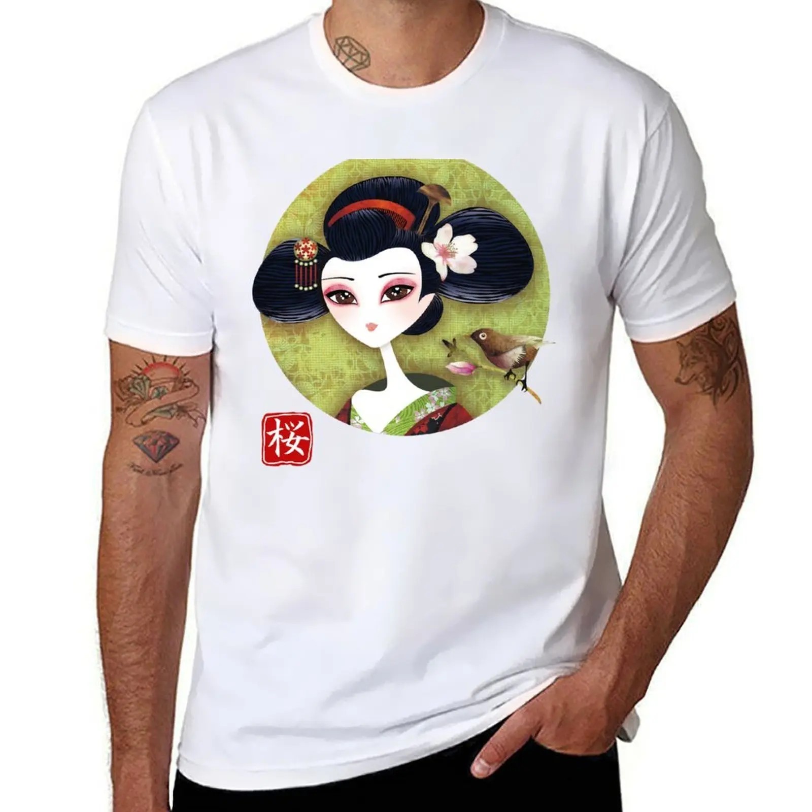 

Sakura Girl Reloaded T-Shirt cotton t shirts high quality black cotton t-shirt plain for man package T-Shirt