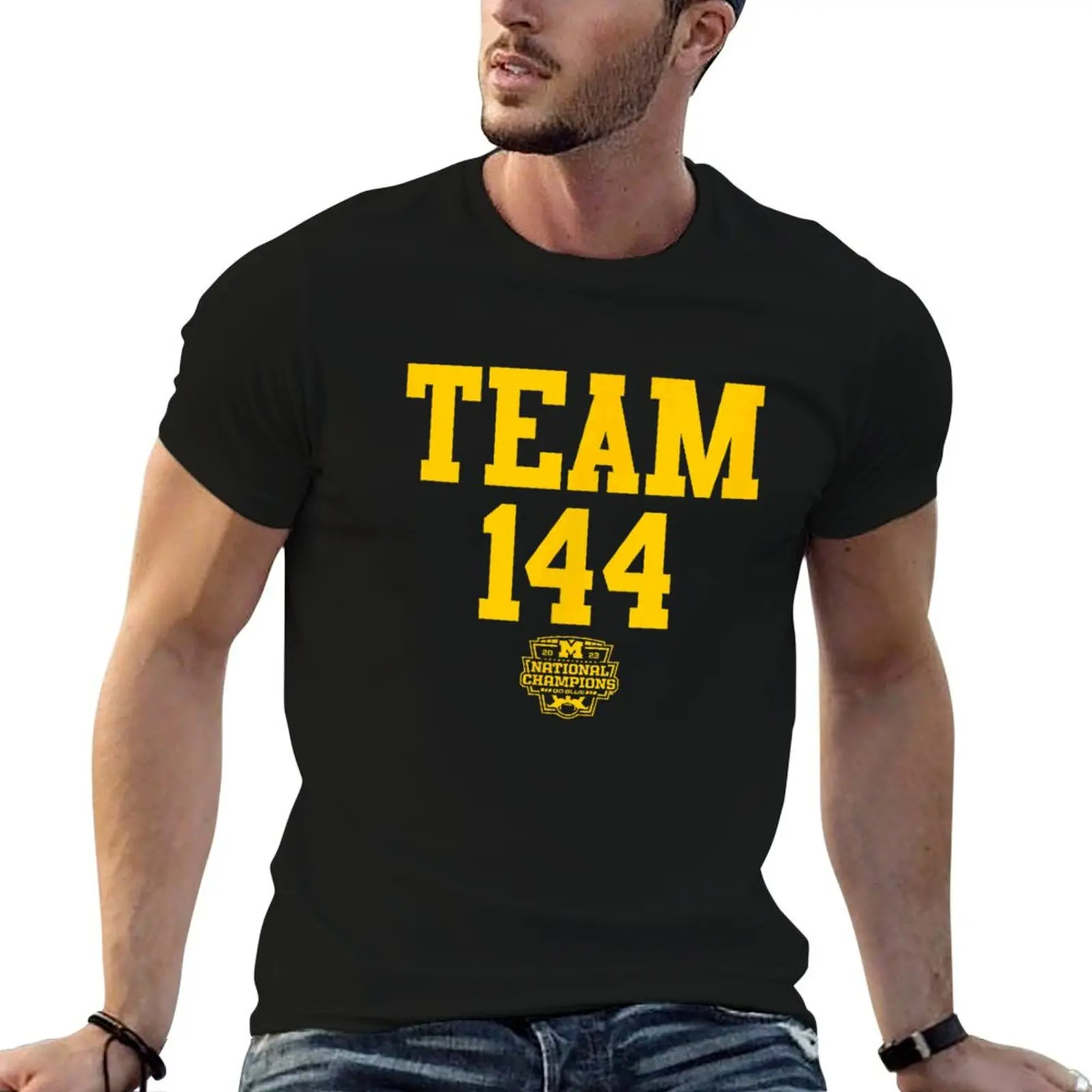 

Michigan Football Team 144 National Champions Shirt, Football Shirt, Business is Finished Shirt, National Championship S T-Shirt