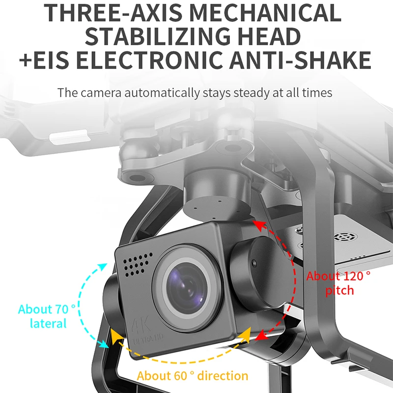 AE11/F7S 4K Pro GPS Drone With Wifi FPV HD Camera 3-axis Gimbal Professional Rc Dron EIS Brushless Quadcopter Vs AE11 8K Dron