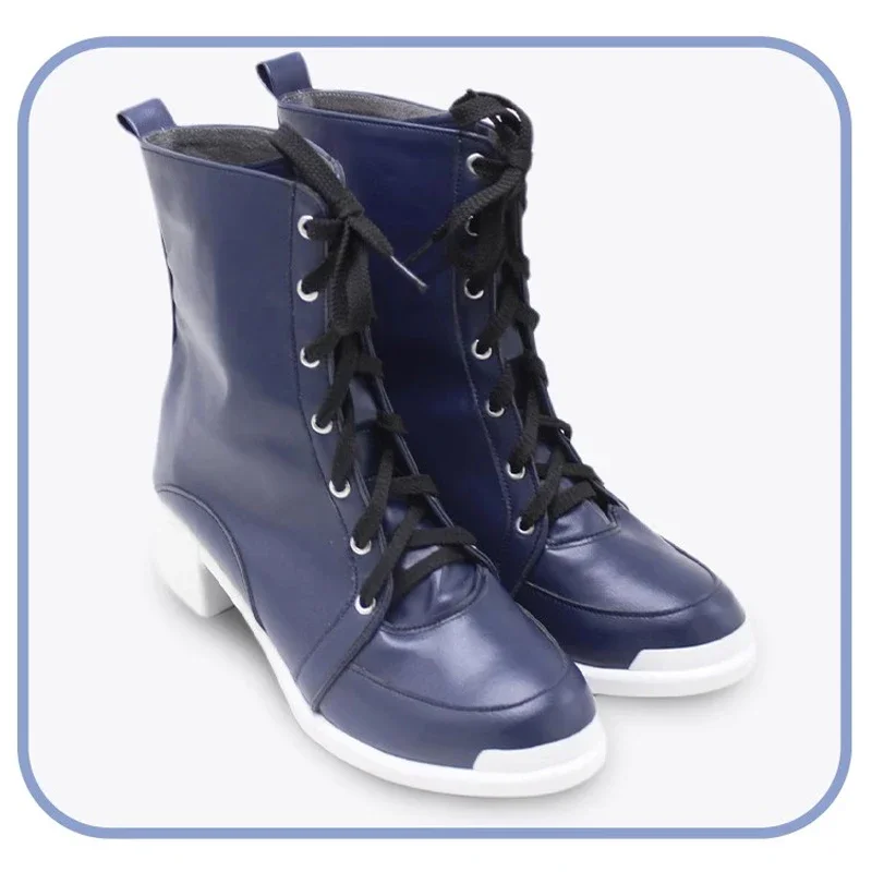 Синий архив Хакари Ацуко, обувь для косплея, ботинки, игра, аниме, Хэллоуин, Рождественская вечеринка, наряд, реквизит, индивидуальный заказ для женщин и мужчин