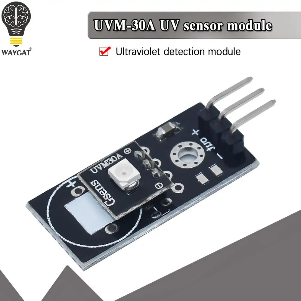 1Pcs New UVM-30A UV Ultraviolet Ray Detection Sensor Module 3-5V for arduino