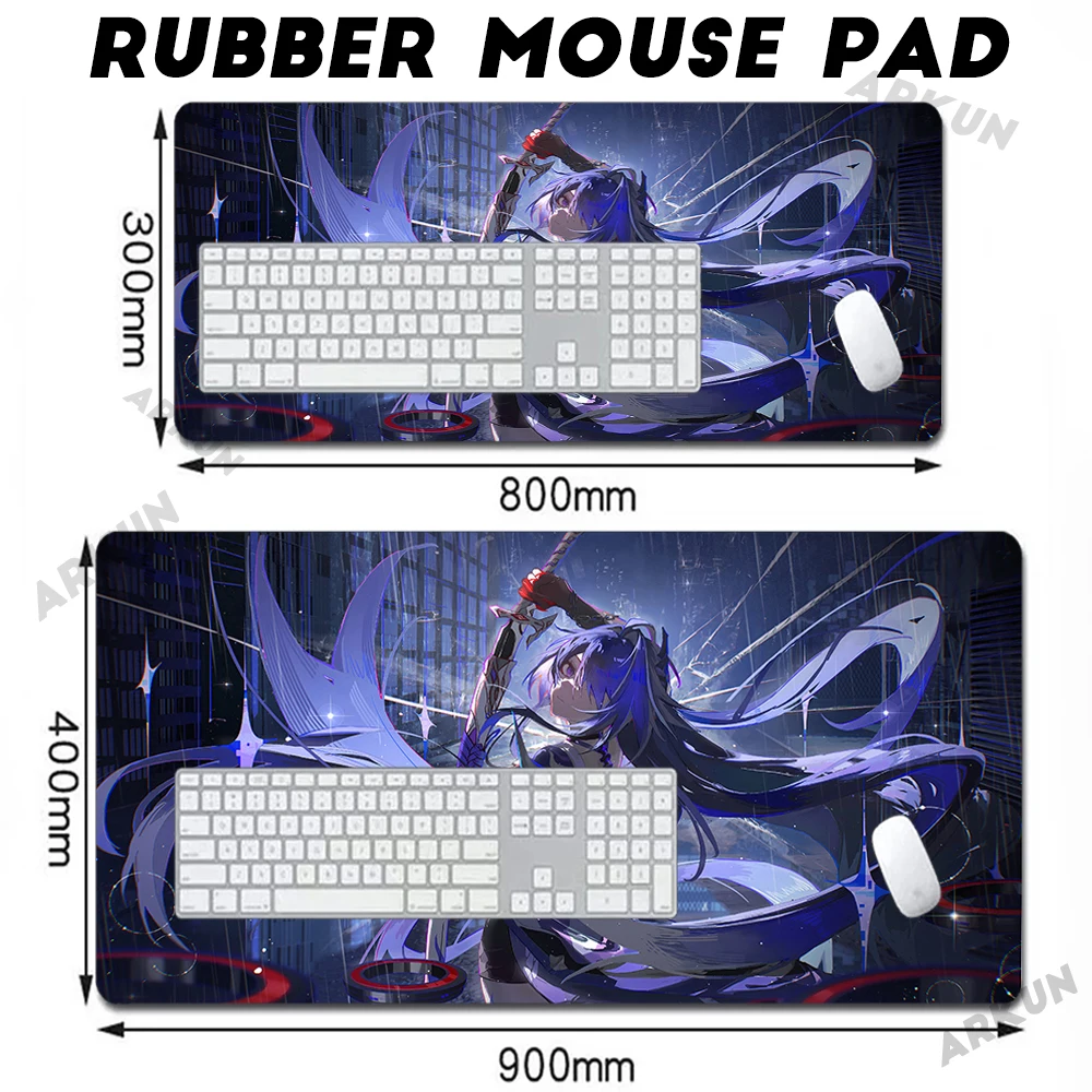 Pretty Hot Underworld Popular Cool Honkai Star Rail Game Mouse Mat Large Anime Desk 80x40 Game Keyboard Rubber Non-slip Desk Mat