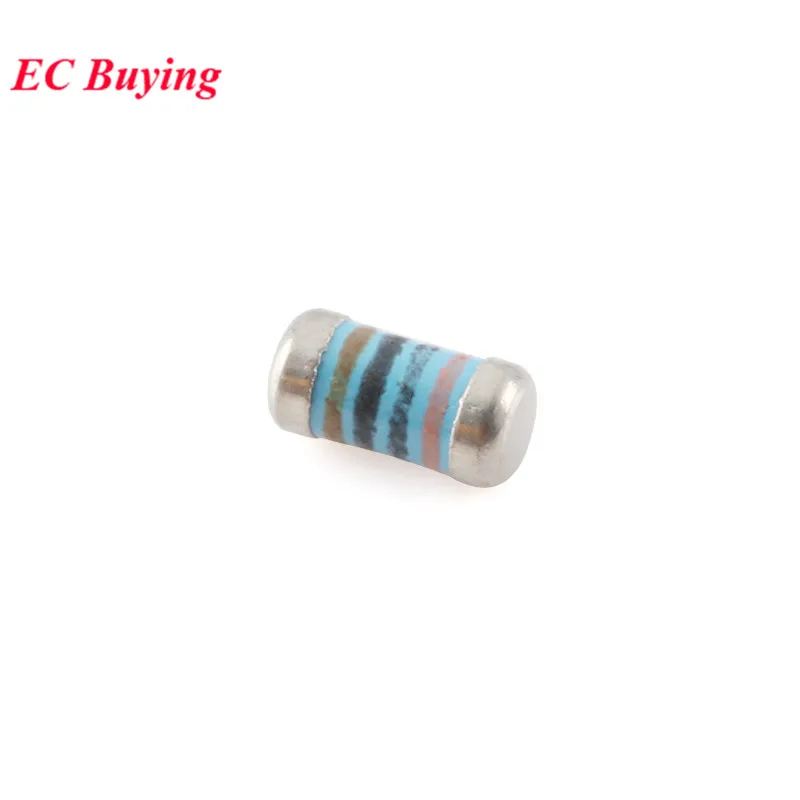 50pcs 0102 SMD Resistor Cylindrical Color Ring Chip Wafer Resistance 1% 100R 200R 1K 2K 3.3K 4.7K 10K 20K 100K 200K 1M Ohm