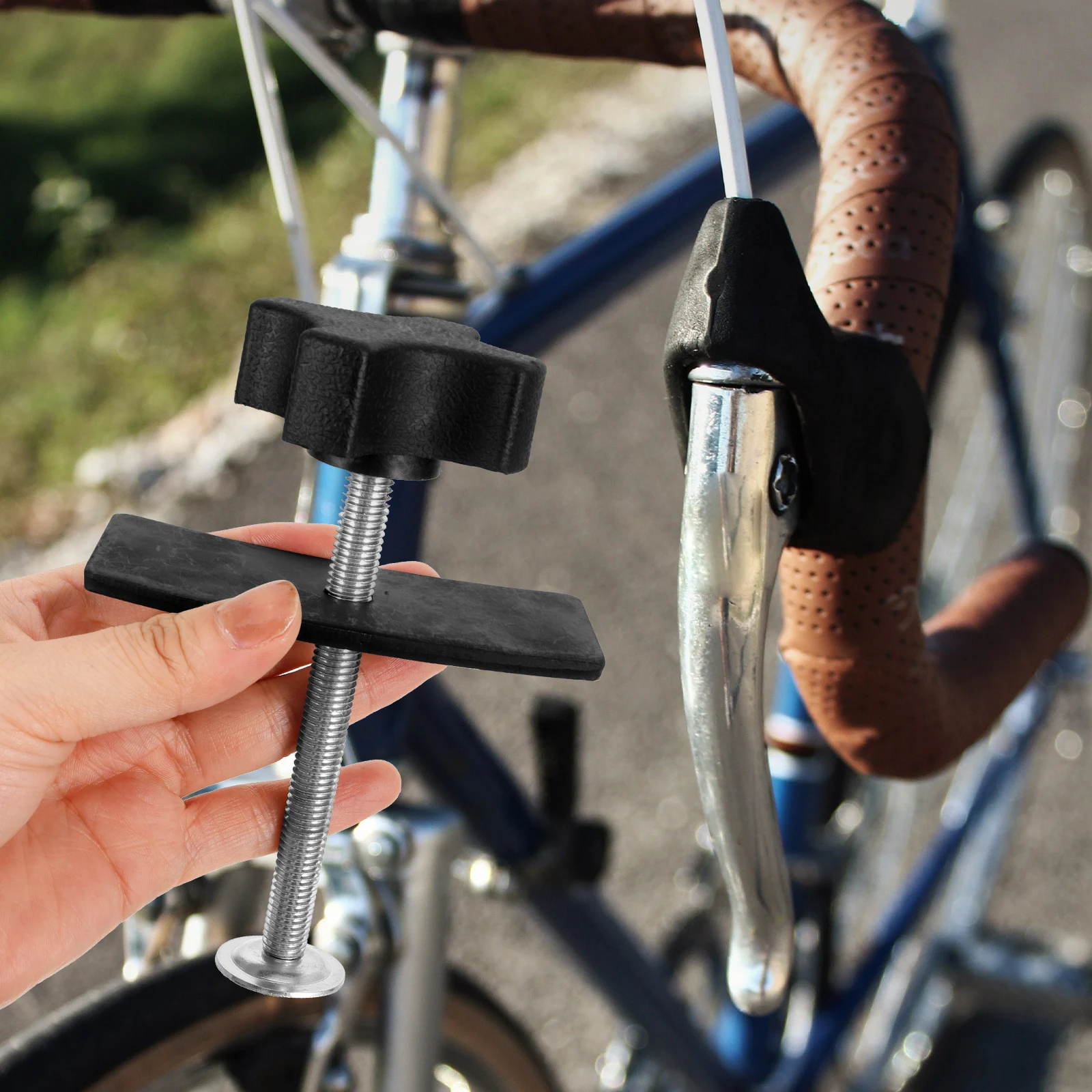 Strumento universale per pastiglie freno girevoli Strumento di compressione freno a disco Separatore pistone professionale Costruzione durevole in lega di zinco