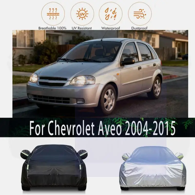 

For Chevrolet Aveo 2004 2015 Waterproof Dustproof Outdoor Protection Sunshade Exterior Accessories Car Covers