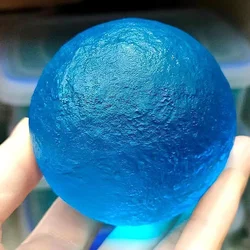 20mm Blue Moldavite Czech meteorite impact healing energy stone ball natural raw stone crystal energy stone 1 piece