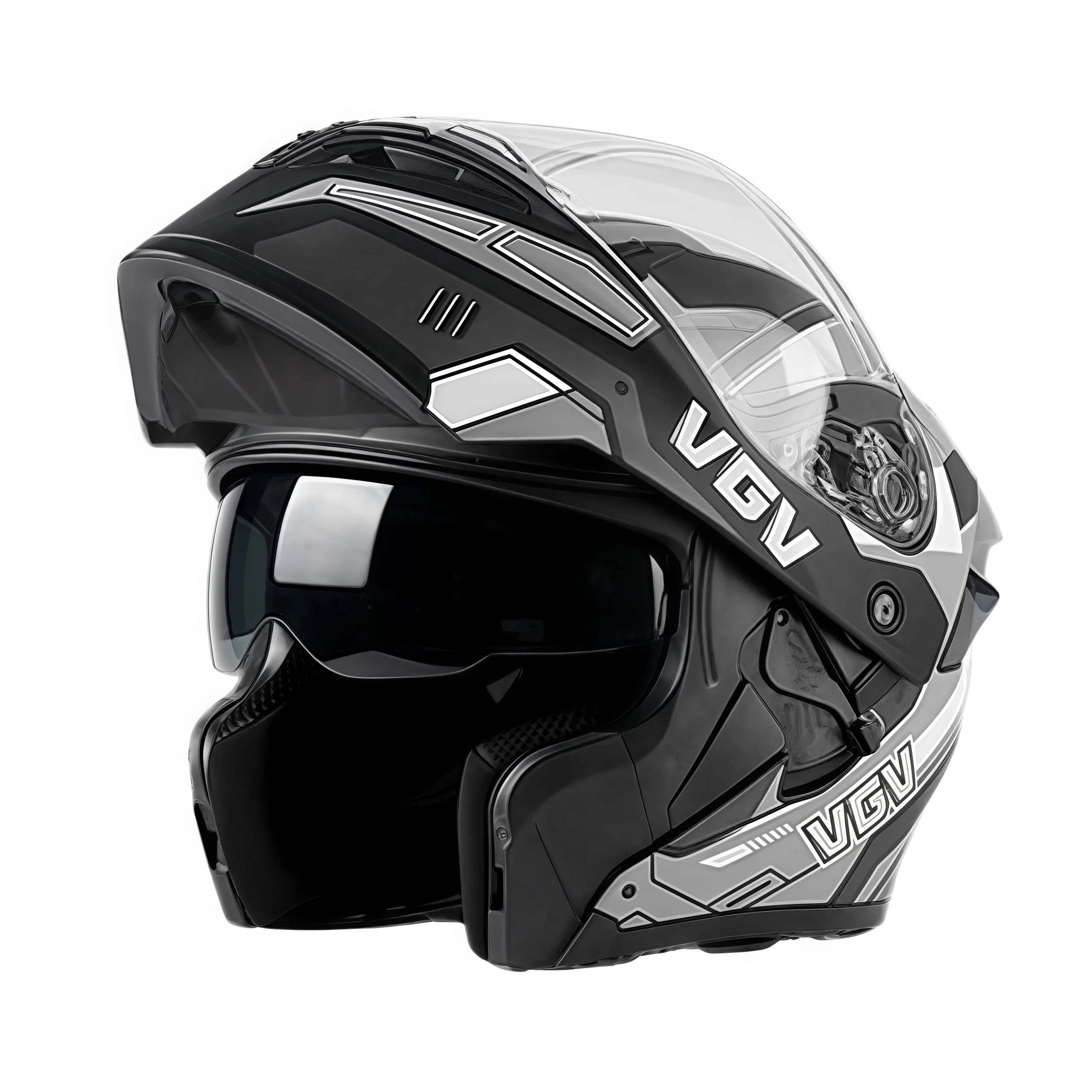 

DOT Certified Modular Full Face Motorcycle Helmet with Double Visor and Bluetooth Ready - All Weather Comfort & Safety