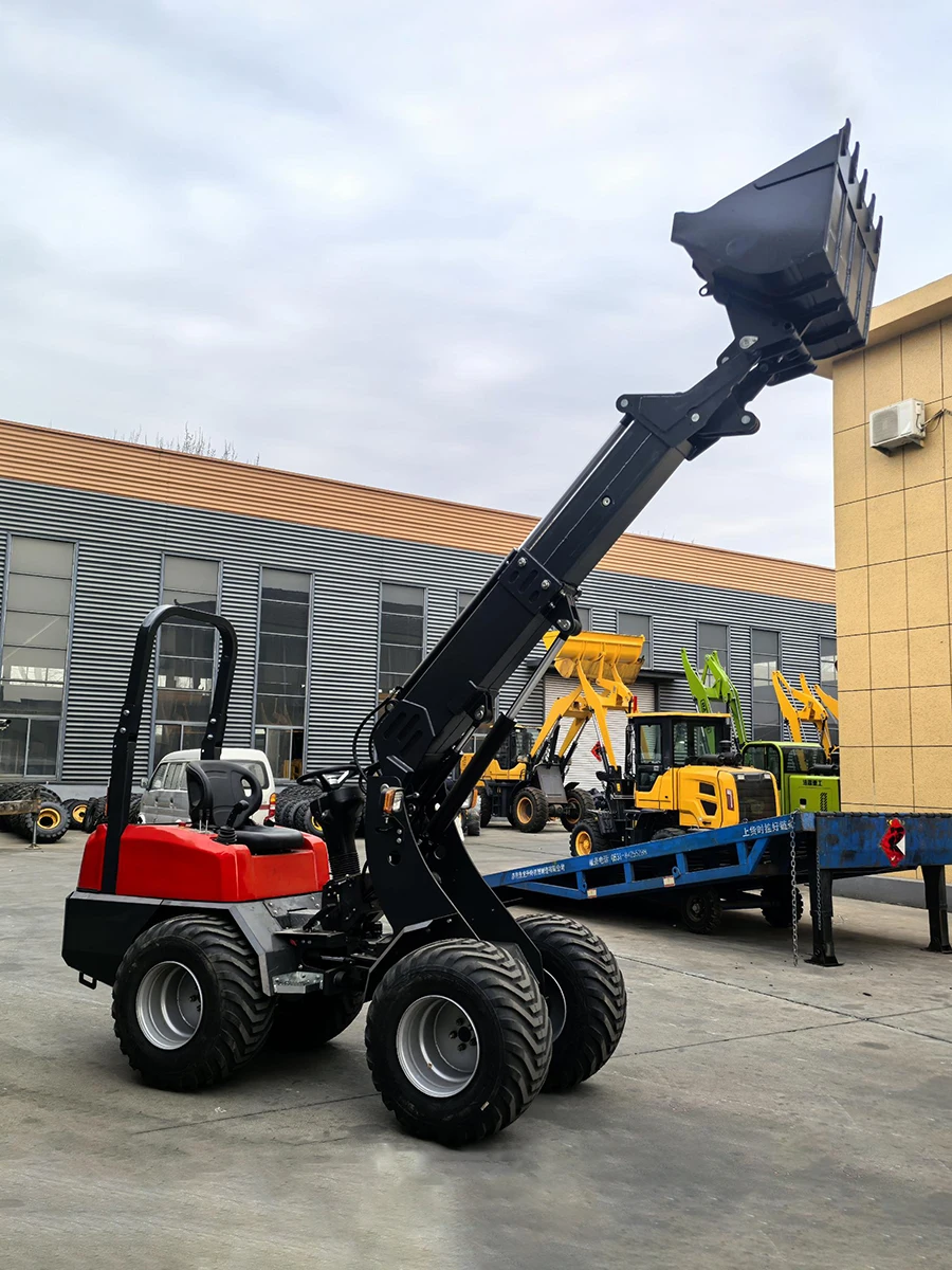 Chinese telescopic loader with lifting arm agricultural telescopic arm loader telescopic loader