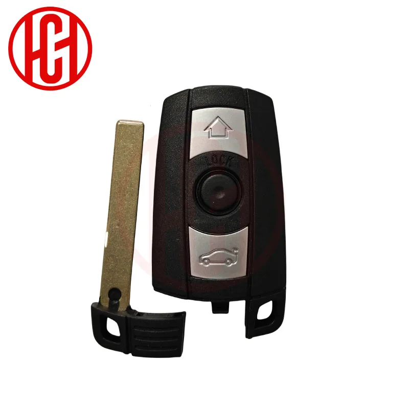 Chave de controle remoto de carro 868mhz, para bmw cas 3 system 1 3 5 séries id46 pcf7945/7953 chip 868 mhz chave de cartão inteligente automático