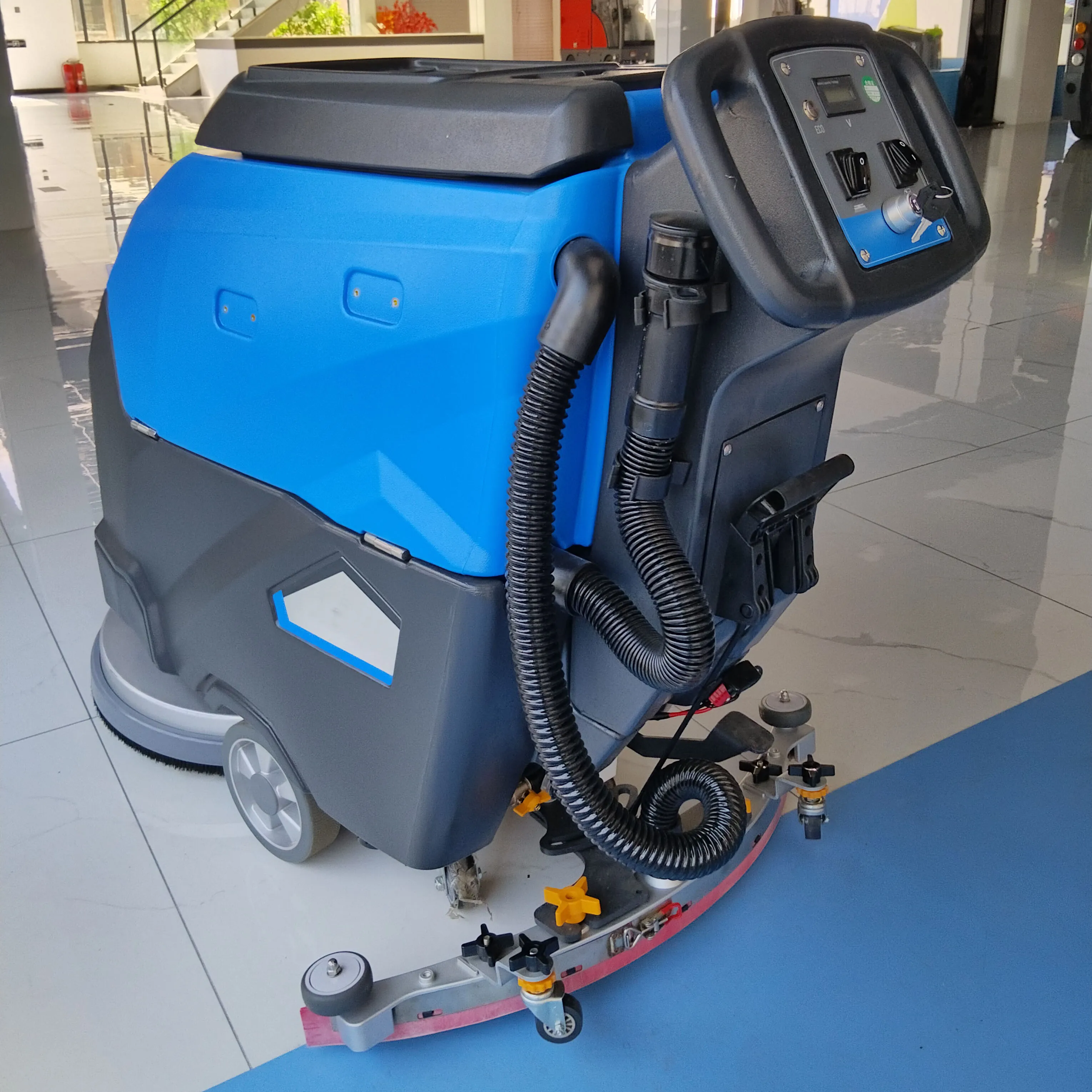 Máquina depuradora de suelo comercial al vacío, Robot, limpieza completamente cerrada para alfombras y suelos