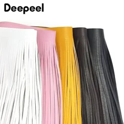 1Meter 10-30cm PU Leather Tassel Fringe Trim Decoration Lace Ribbon DIY Handbag Jacket Skirt Clothes Fabric Sewing Accessories