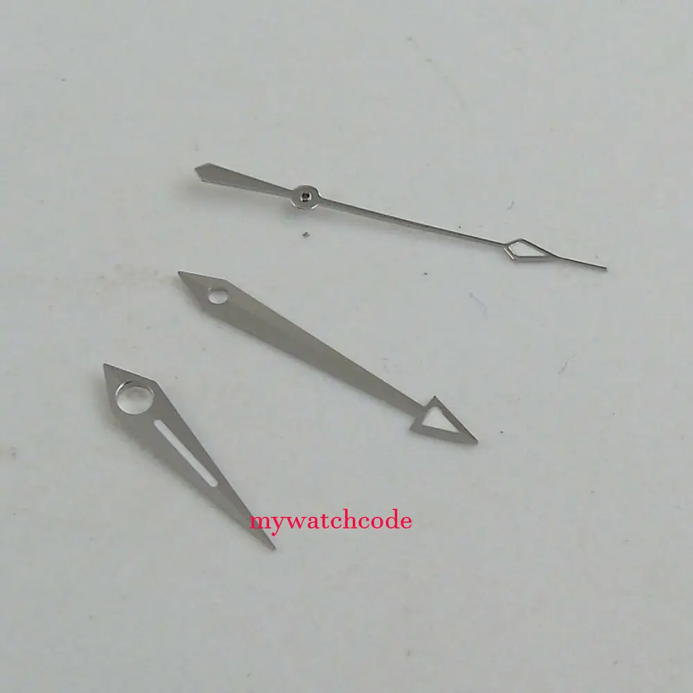 Silver Watch Hands For ETA 2824 2836 automatic movement