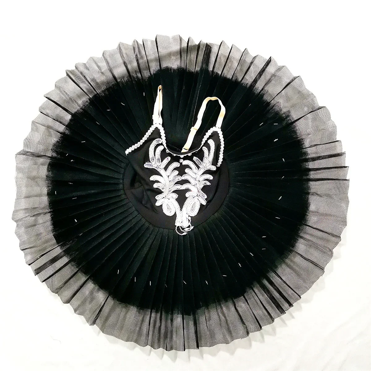 black-ballet-tutu-skirt-for-children's-swan-lake-costumes-kids-belly-dance-clothing-stage-performance-dress