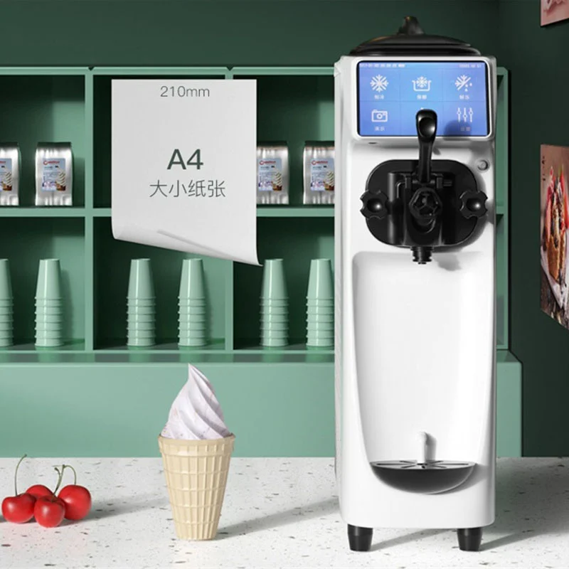 Commerciële Soft Ice Cream Makers Machine Elektrische 60HZ Ijs Automaat Roestvrijstalen Sundae Ijsmachine