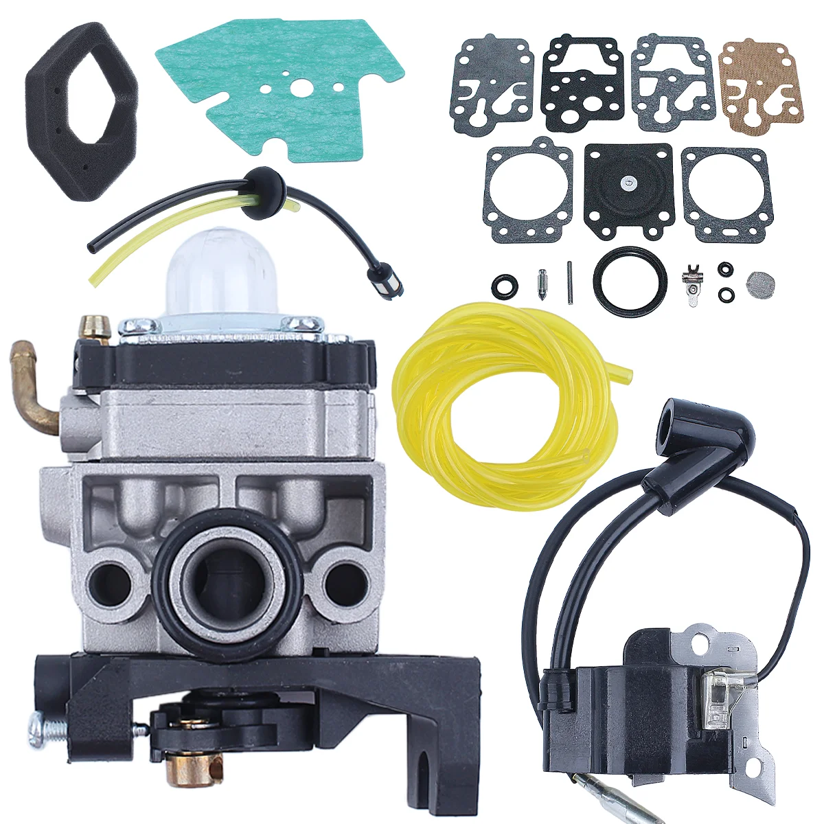 Carburetor Ignition Coil Kit For HONDA GX25 GX25NT FG110 Chain Saw Replace Part Number For 16100-Z0H-825