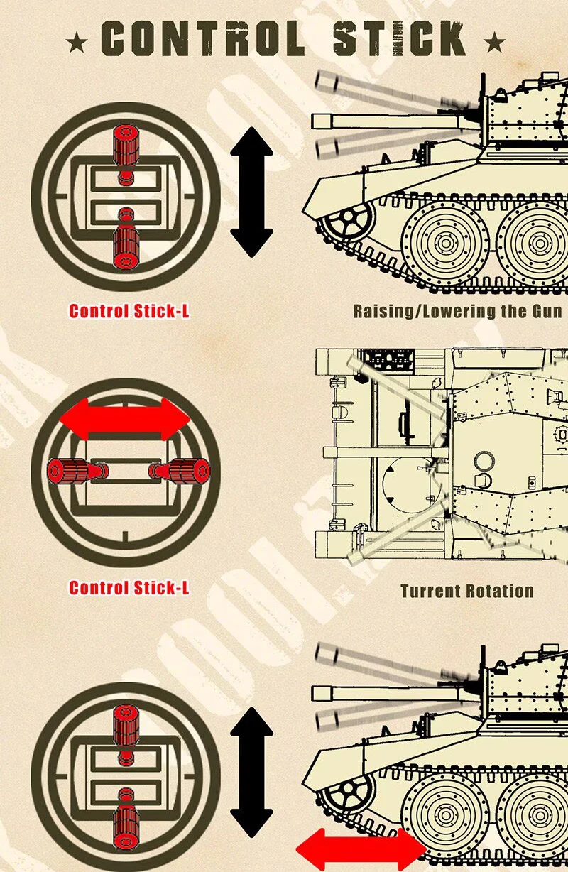 Remote control tank model Full scale 1:16 electric remote control tank military model (Desert Yellow)