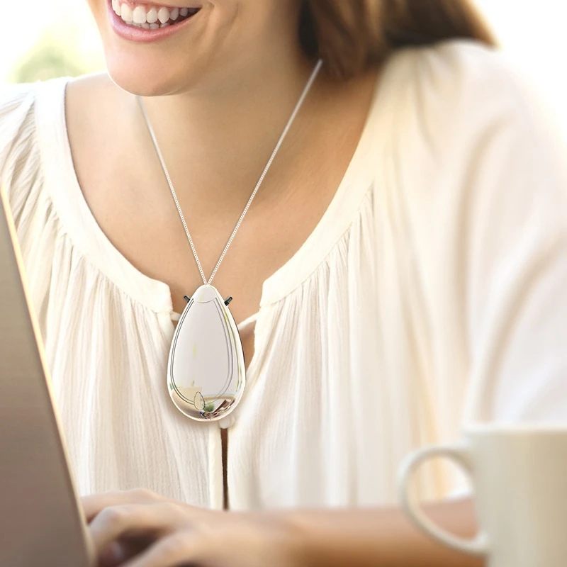 大人と子供のためのポータブル空気清浄機,ミニネックレス,ハンギングイオナイザー,マイナスイオン