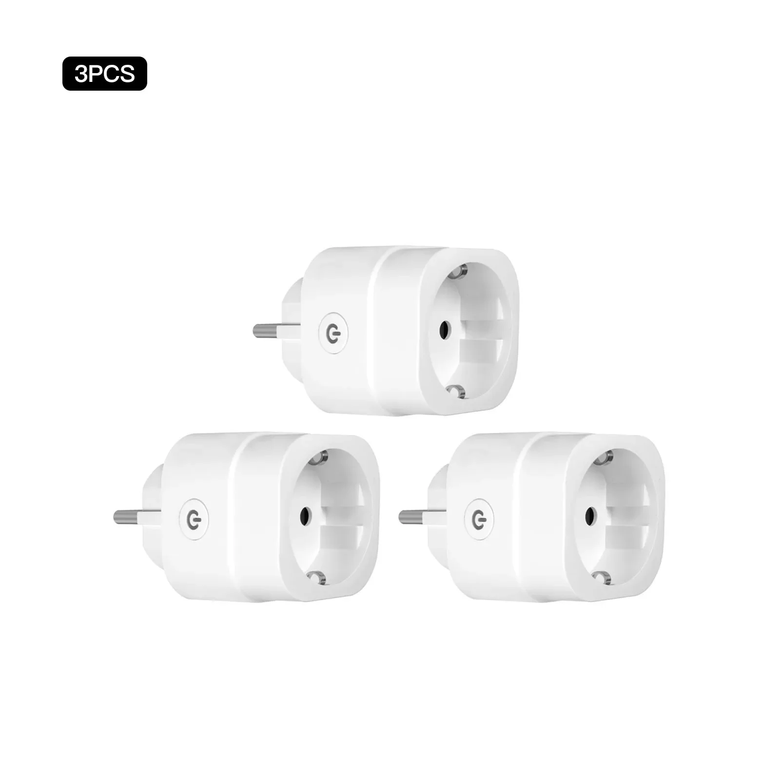 MOES WiFi Smart Steckdose Stecker Helligkeit Einstellen Timer Für Tuya Smart Life App, Amazon Alexa Google Assistent Sprachsteuerung EU