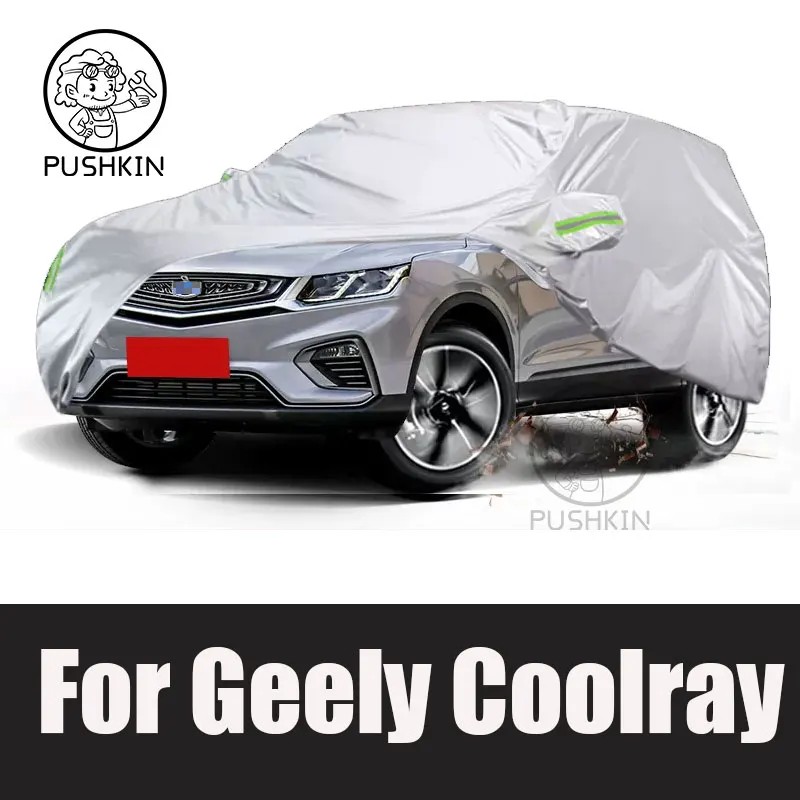 

Full Car Covers Rain Frost Snow Dust Waterproof Protection Exterior Car Cover Anti UV Accessories For Geely Coolray SX11