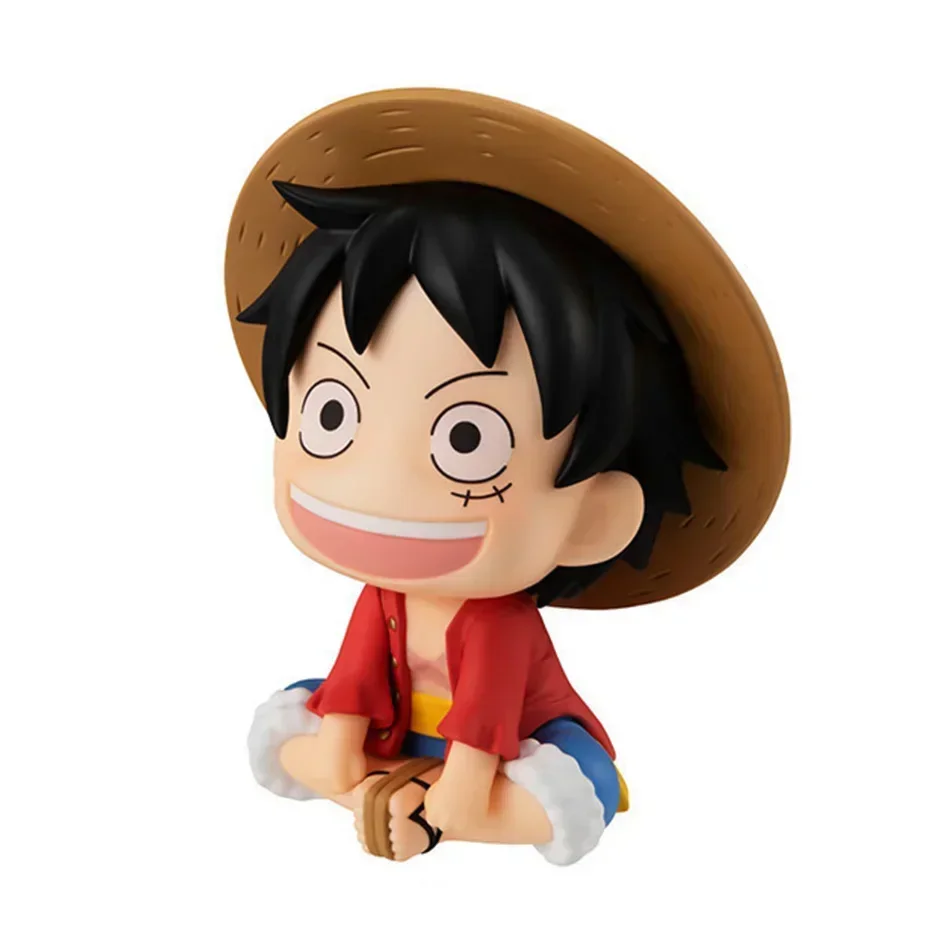 7cm Figurka Anime One Piece Monkey D Luffy Roronoa Zoro Kawaii Toys Q Figurka Zabawki Dekoracja samochodu Model PVC Prezenty urodzinowe