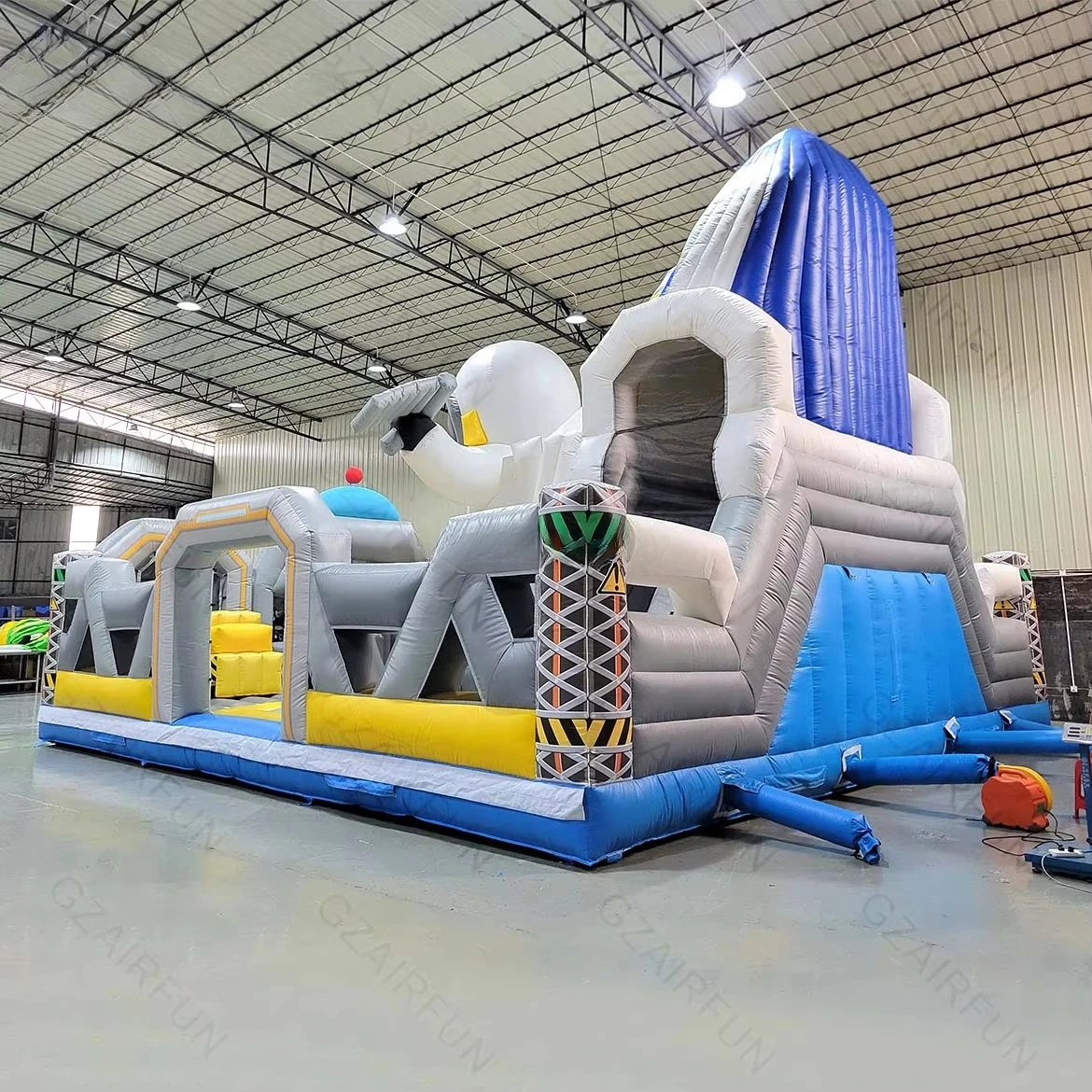 Factory Customized Large Commercial Space Inflatable Playground Astronaut Obstacle Course Slide Rock Climbing for Kids