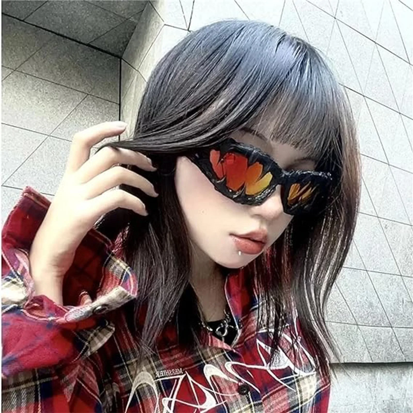 

Halloween Cosplay 2025 Brteam Drip Glue Handmade Venom Street Cool Sunglasses Personalized Customization Variation Gifts Toys