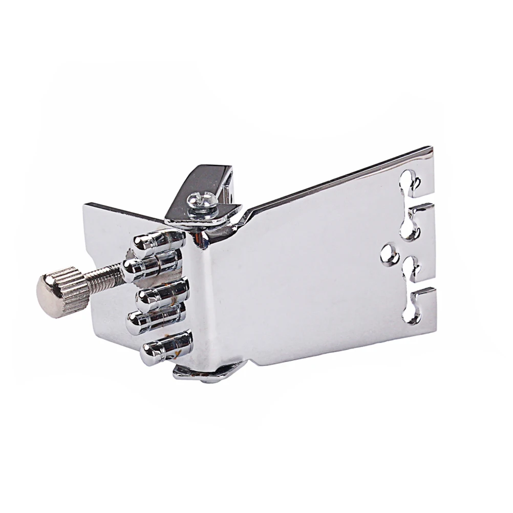 

Metal Banjo Guitar Vibrato Tremolo Bridge Tailpiece Vibrato Tremolo Bridge Accessories Silver Finish Durable