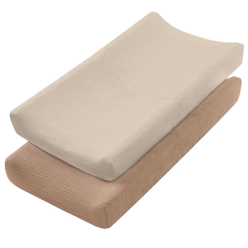 G2TD Set 2pcs Cotton Bassinet Sheet