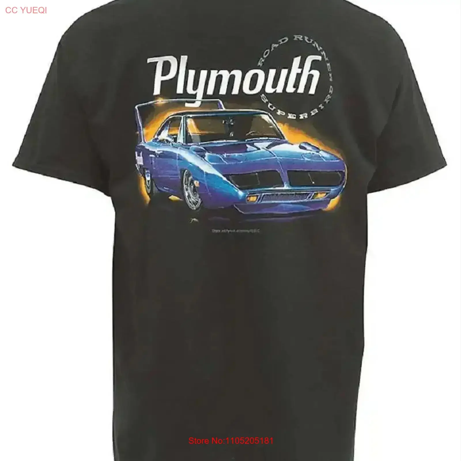 Plymouth Superbird hommes t-shirt vintage lavé élégant streetwear homme confortable unisexe étiré doux vêtements de créateur