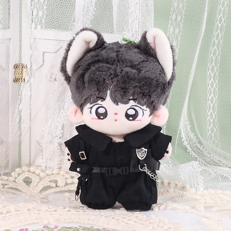 Cotton Dolls Clothing 10CM Plush Doll Clothes Korean Style 2-Piece Set Fashionable Handsome Doll's Clothes Hot Sale in Korea