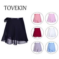Adulte en mousseline de soie Ballet Tutu danse jupe femmes filles gymnastique jupe portefeuille formation Ballet jupes Юбка Ballet danse Faldas 1