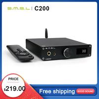 SMSL C200 Hi-Res Audio Decoder USB DAC Headphone Amp ES9038Q2M OPA1612A*4 chips Bluetooth 5.0 TRS 4.4/6.35mm Output  for PS4 PS5