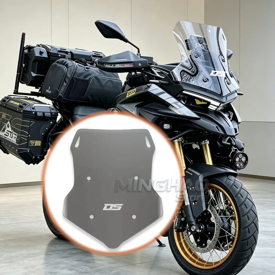 For Loncin VOGE DS525X DS625X 525DSX 625DSX DSX525 DSX625 New Motorcycle Windshield Accessories Windshield Increased Height